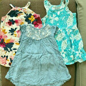 Girls 2T Lot of (3) Summer Dresses Old Navy, Jumping Beans